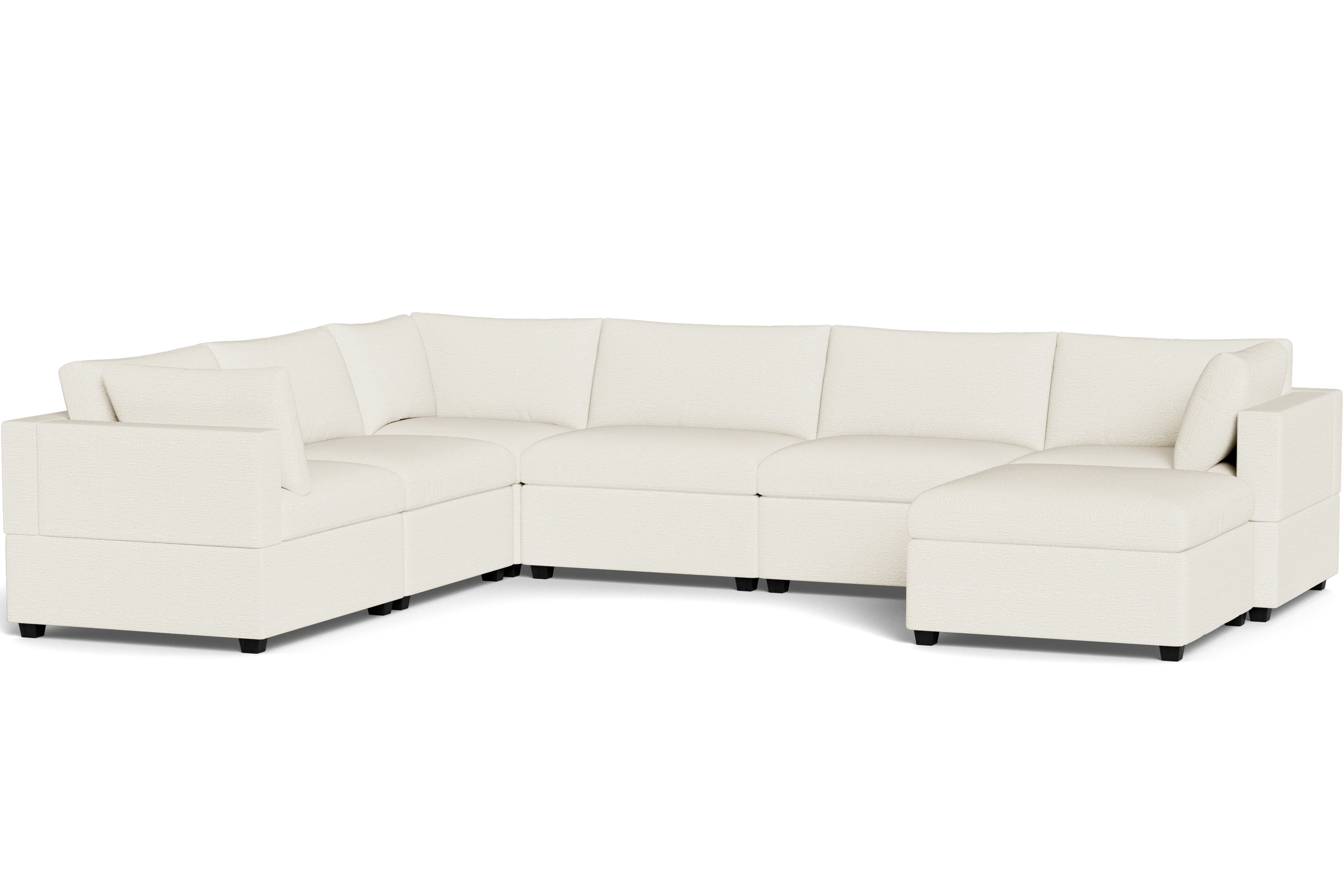 Kova Box Cushion Grand Corner + Ottoman - Image 43
