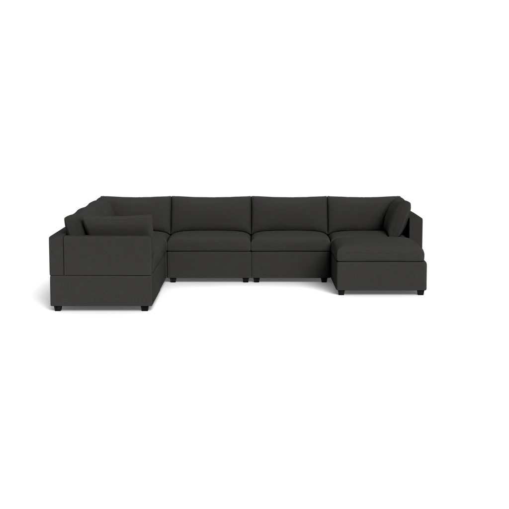 Kova Box Cushion Grand Corner + Ottoman - Image 5