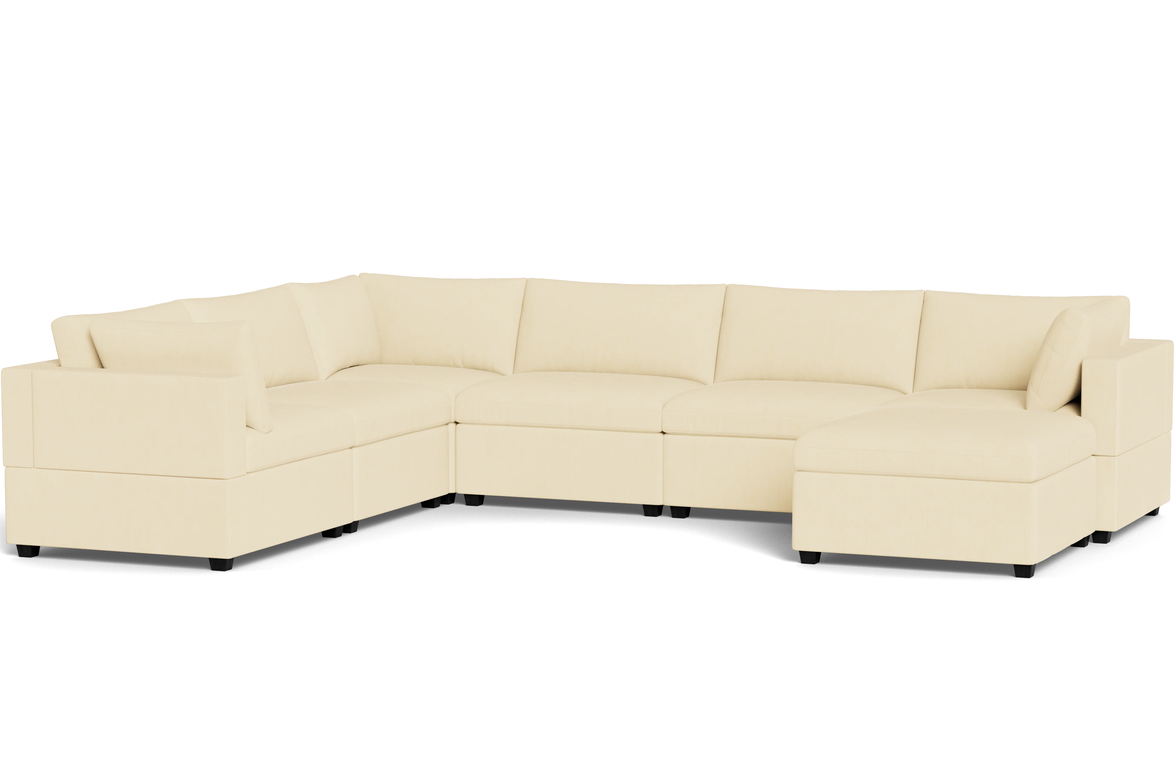 Kova Box Cushion Grand Corner + Ottoman - Image 57