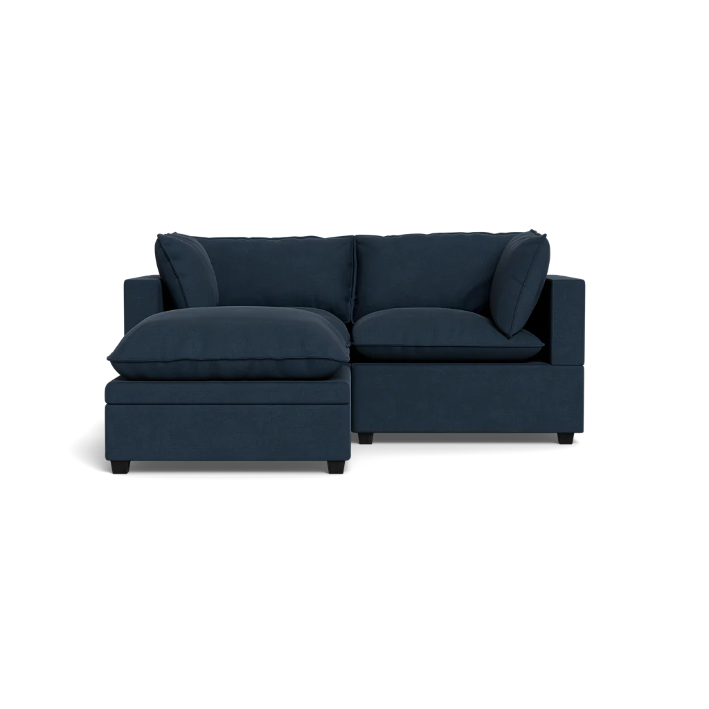 Kova Pillow Cushion Sofa 86" + Ottoman - Image 16