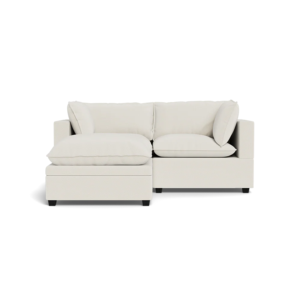 Kova Pillow Cushion Sofa 86" + Ottoman - Image 25