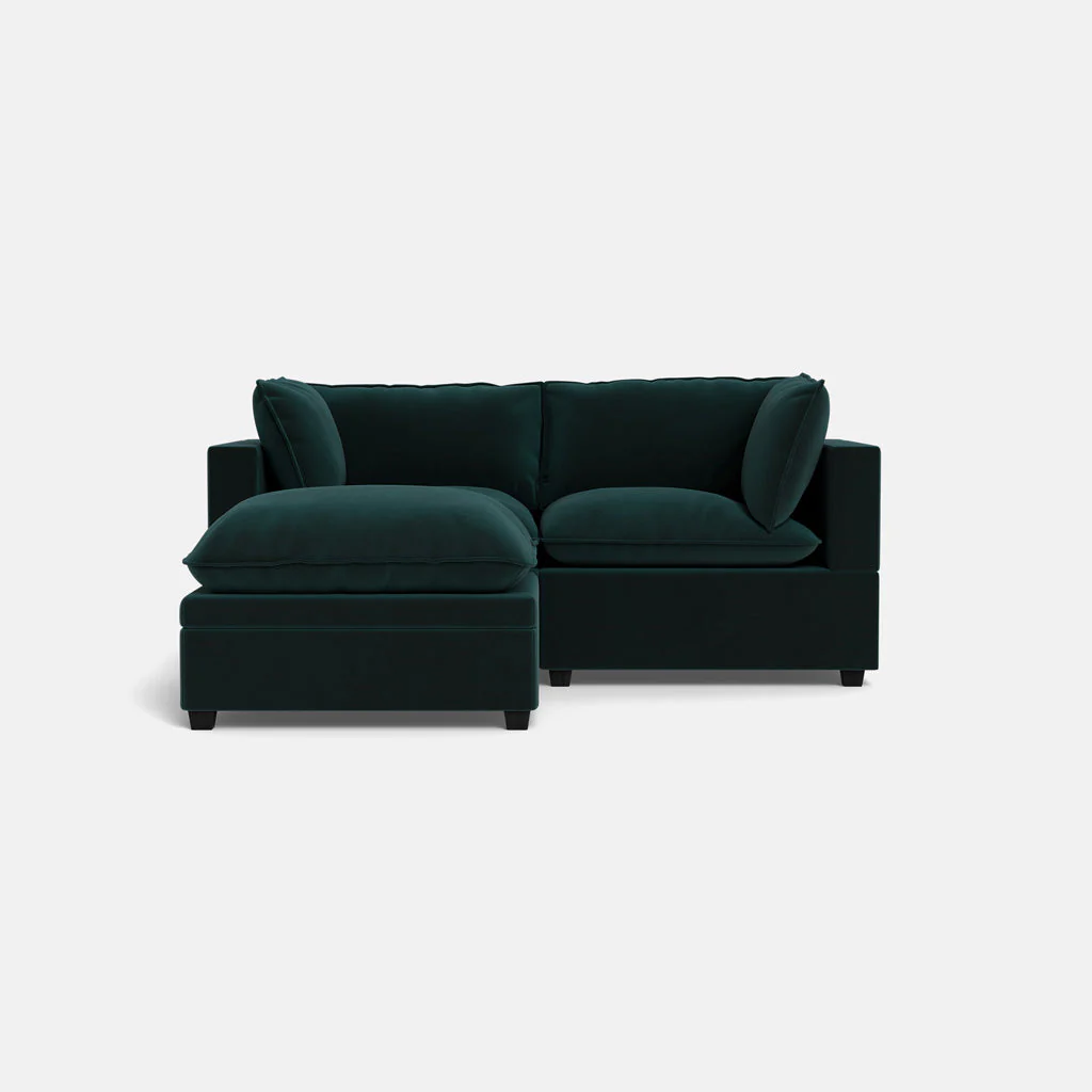 Kova Pillow Cushion Sofa 86" + Ottoman - Image 7