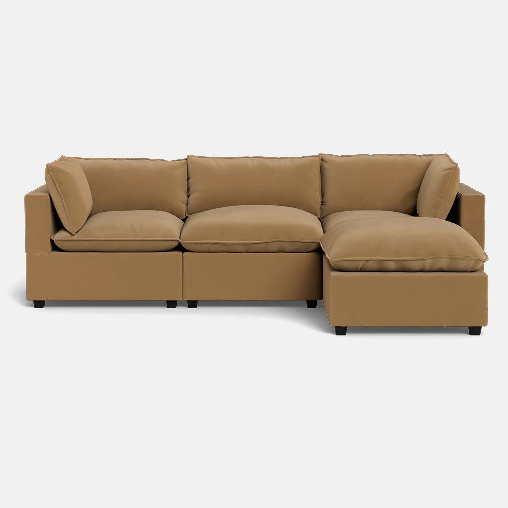Kova Pillow Cushion Sofa 122" + Ottoman - Image 2