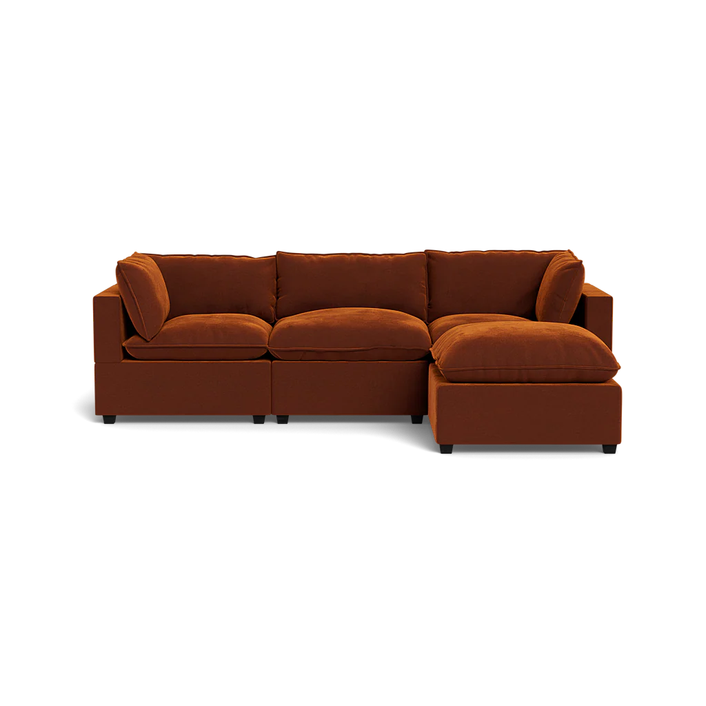 Kova Pillow Cushion Sofa 122" + Ottoman - Image 27