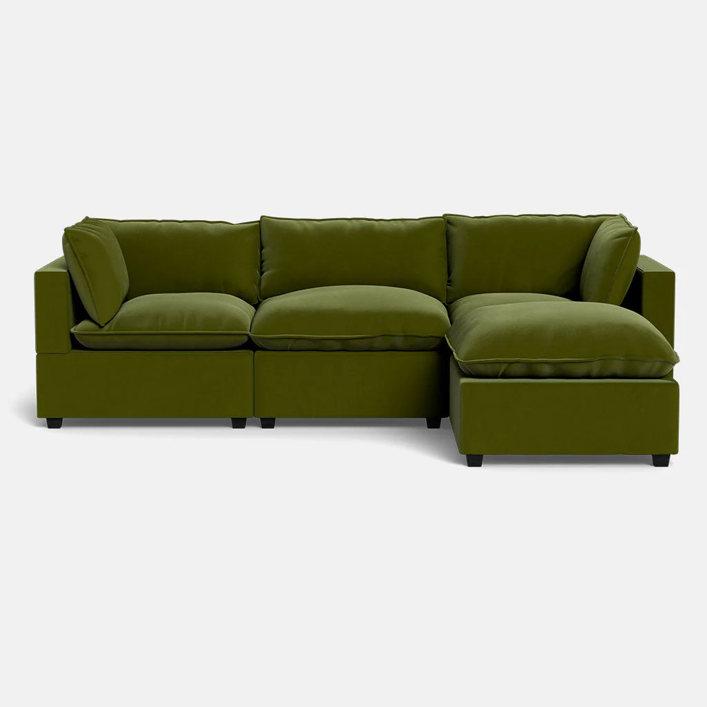 Kova Pillow Cushion Sofa 122" + Ottoman - Image 3