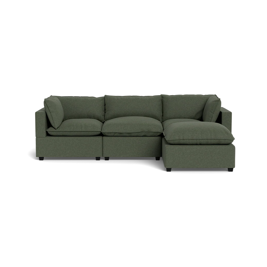 Kova Pillow Cushion Sofa 122" + Ottoman - Image 31