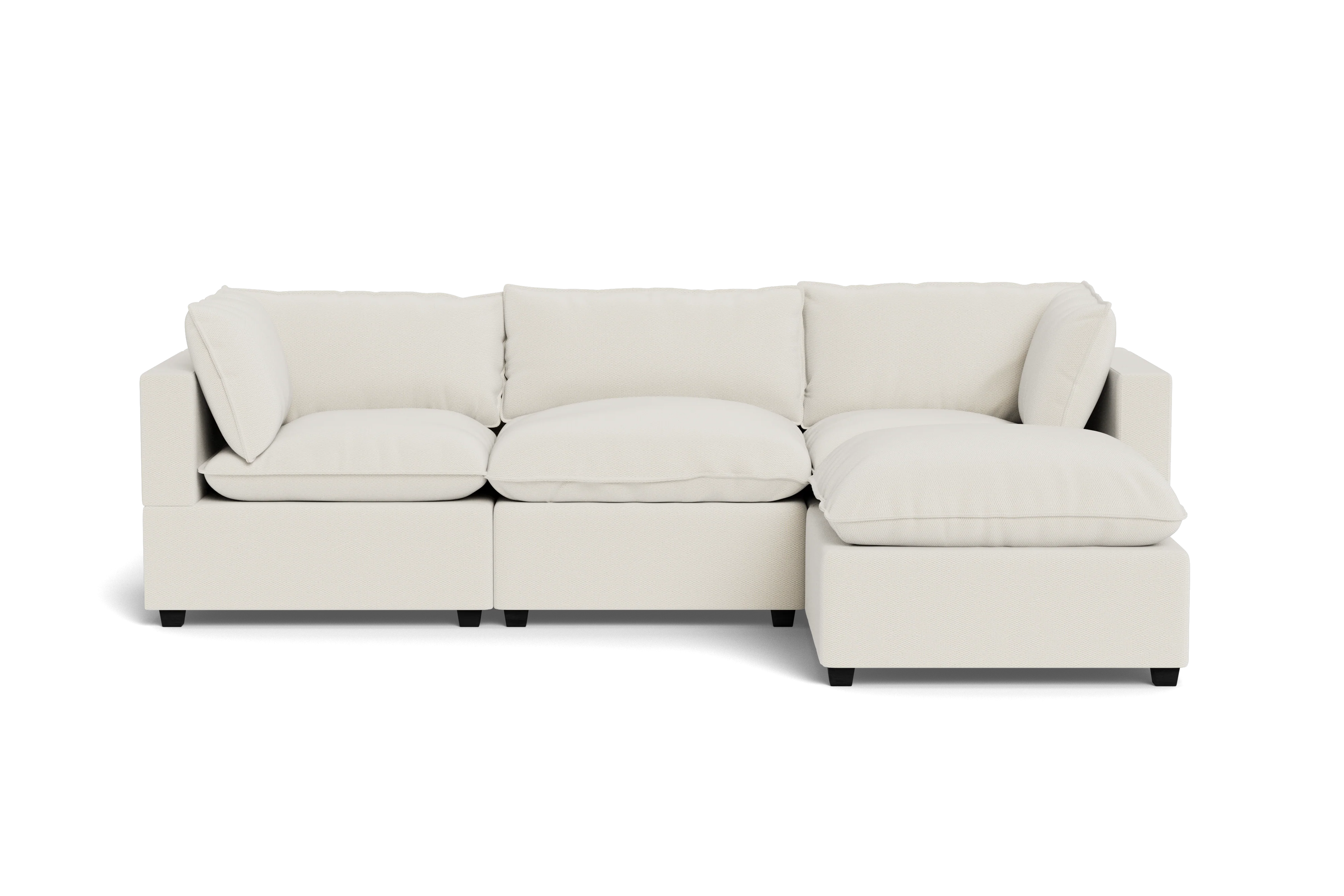 Kova Pillow Cushion Sofa 122" + Ottoman - Image 49