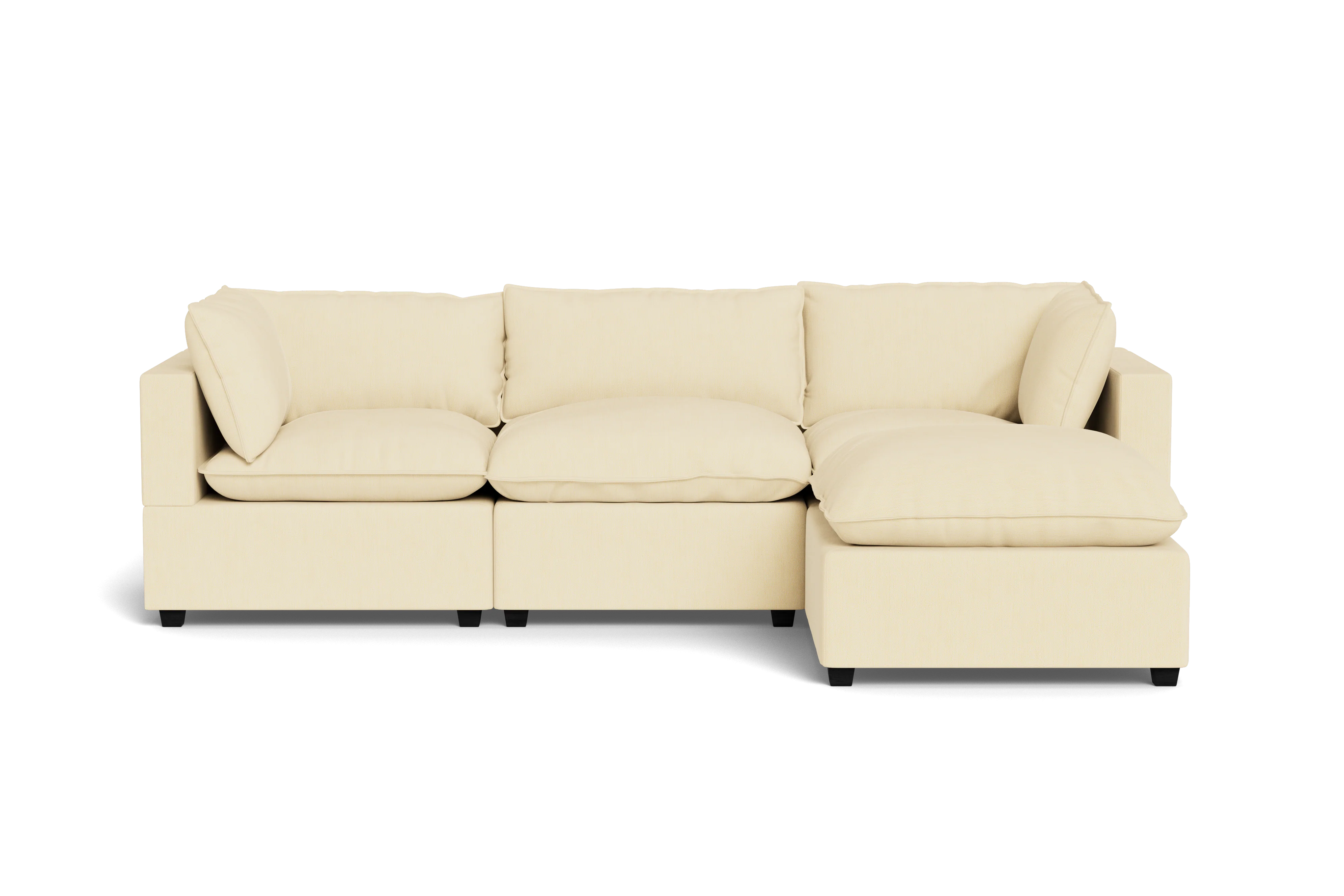 Kova Pillow Cushion Sofa 122" + Ottoman - Image 57