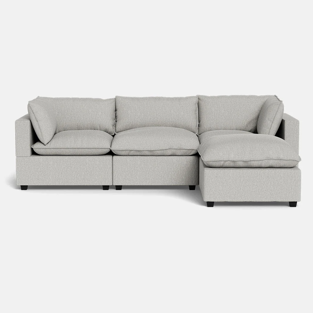 Kova Pillow Cushion Sofa 122" + Ottoman - Image 6