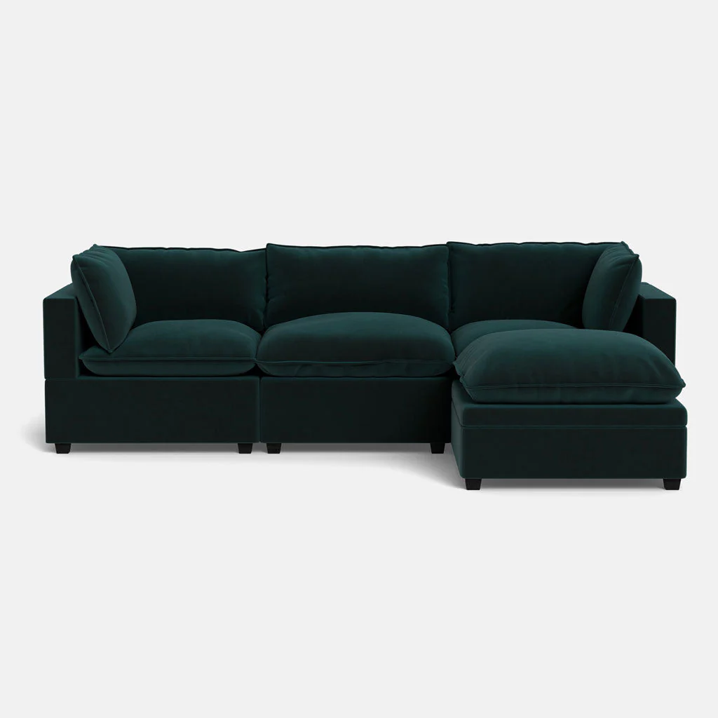 Kova Pillow Cushion Sofa 122" + Ottoman - Image 7